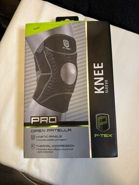 P-TEX PRO Open Patella Knee Sleeve - Size Small